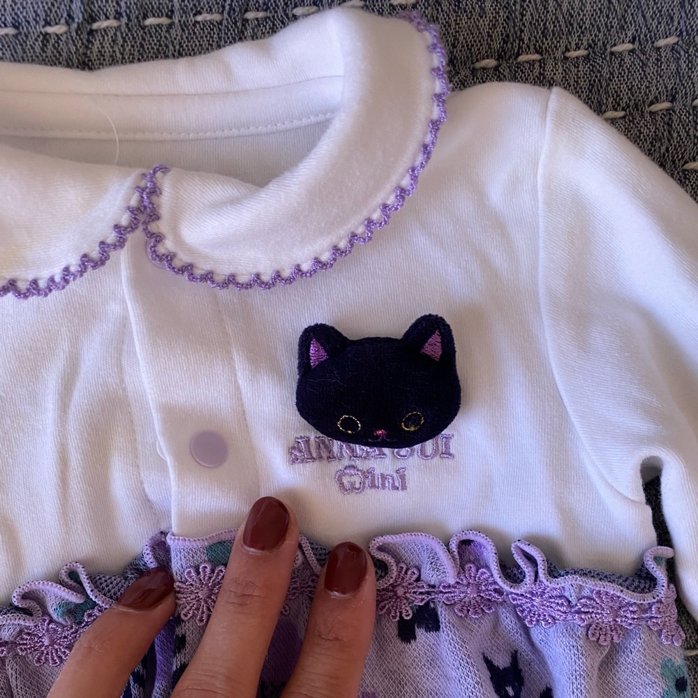 Ana Sui mini onesie pj dress